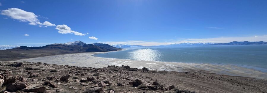 Buffalo Point Trail in Antelope Island State Park