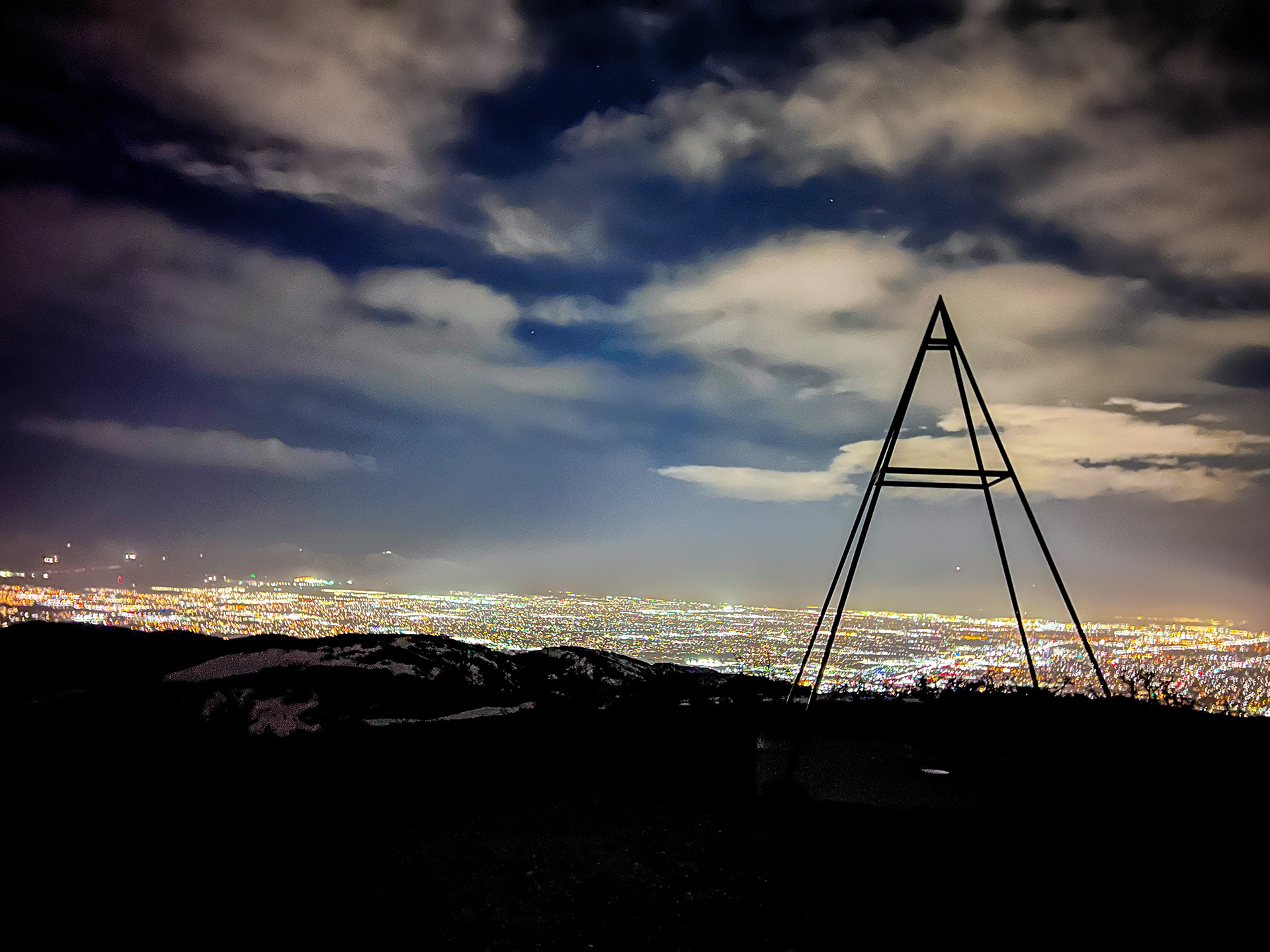 Alien Tower at Night Draper, Utah