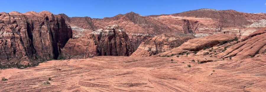 Hiking the Petrified Sand Dunes in Snow Canyon State Park, Utah