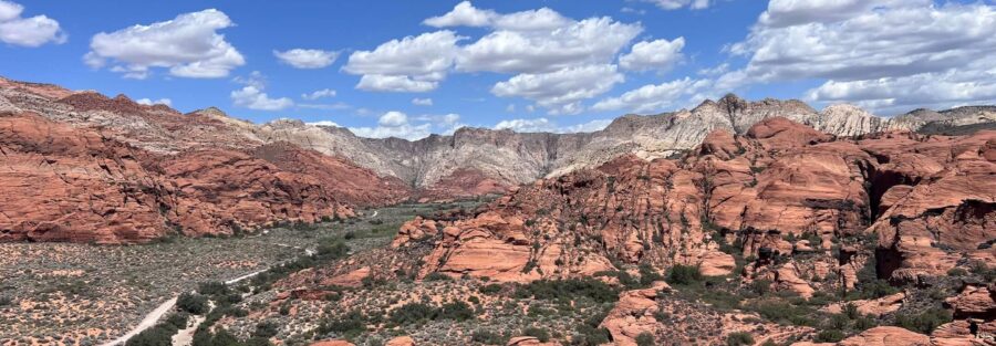 Hiking the Lava Tube Trail in Snow Canyon State Park, Utah