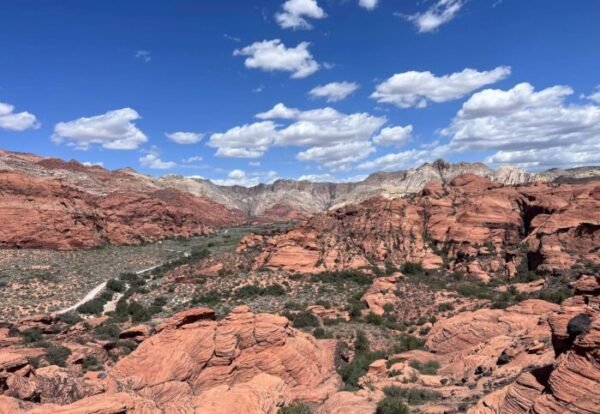 Hiking the Lava Tube Trail in Snow Canyon State Park, Utah