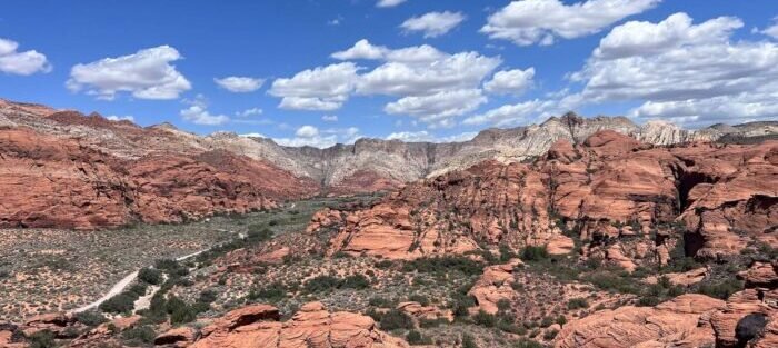 Hiking the Lava Tube Trail in Snow Canyon State Park, Utah