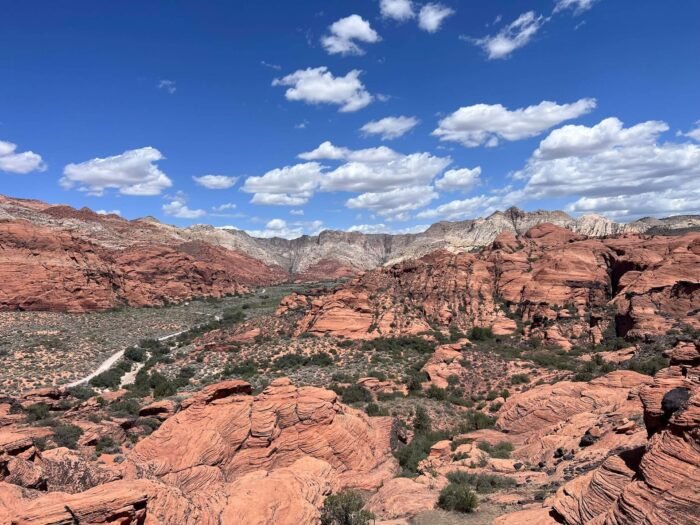 Hiking the Lava Tube Trail in Snow Canyon State Park, Utah