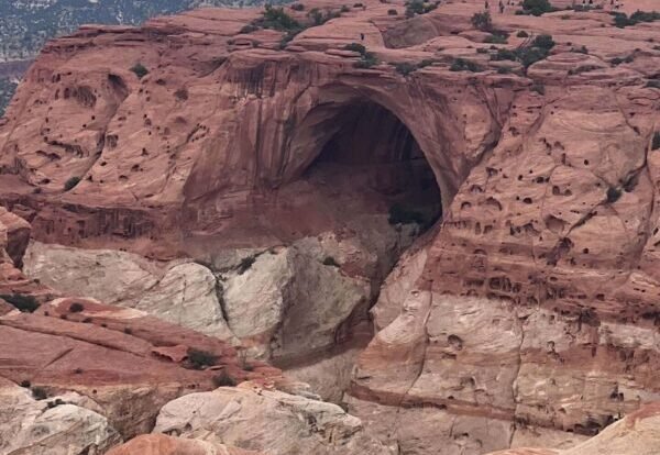 Hiking Cassidy Arch Trail in Capitol Reef National Park, Utah