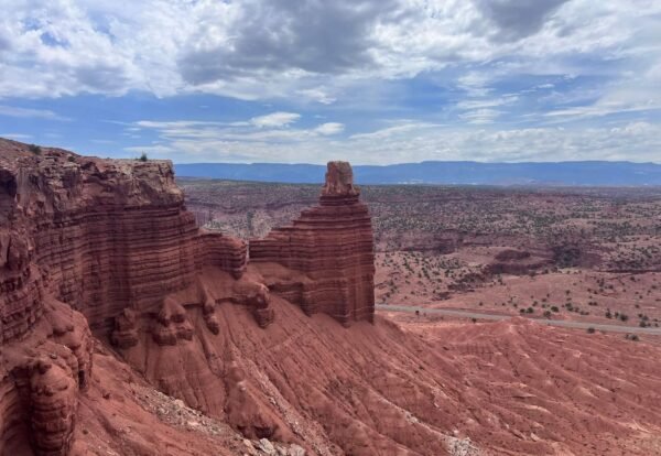 Hiking Chimney Rock Loop Trail in Capitol Reef National Park, Utah