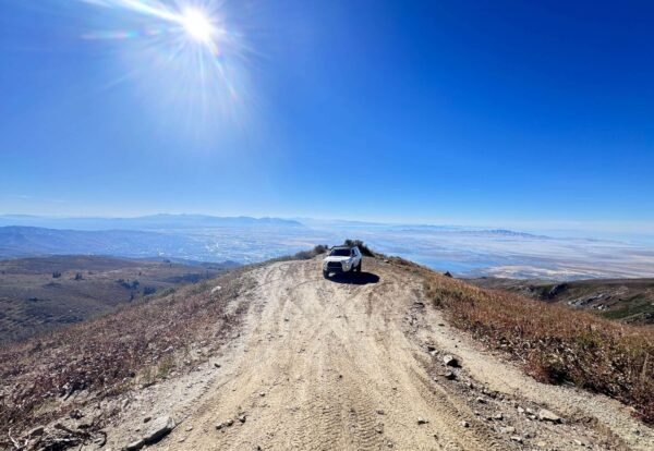 Exploring the Wasatch Skyline Drive OHV Trail near Farmington, Utah