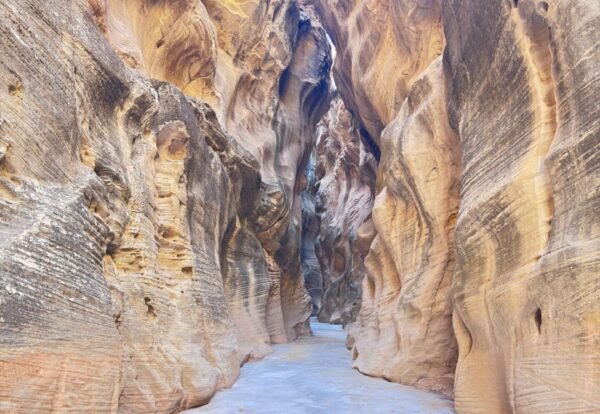 Scenic view along Willis Creek Narrows, Grand Staircase &#