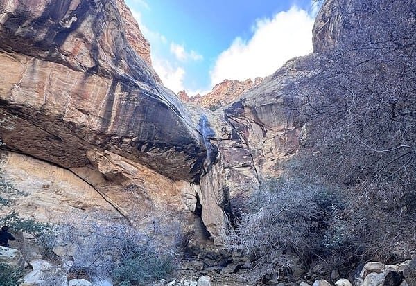 Hiking Lost Creek Trail in Red Rock Canyon