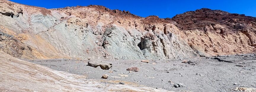 Hiking Mosaic Canyon Trail in Death Valley