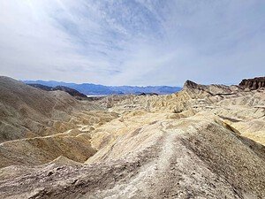 Hiking Golden Canyon & Gower Gulch Loop via Zabriskie Point