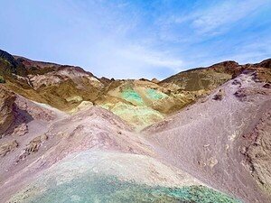 Exploring Artists Palette in Death Valley National Park
