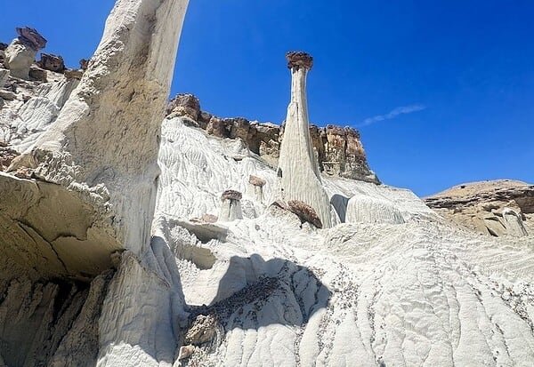 Photo taken at the Wahweap Hoodoos Trail Near Page, Arizona, Grand Staircase &#