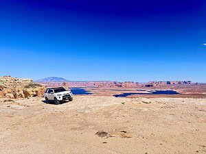 Off-Roading and Exploring Alstrom Point via Smoky Mountain Road Near Page, Arizona