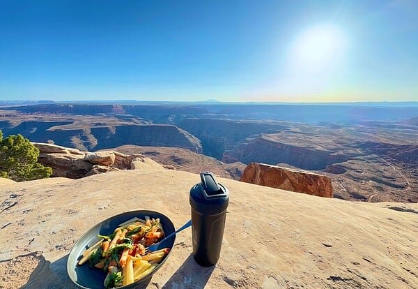 Scenic view along Muley Point, Cedar Mesa, Mexican Hat