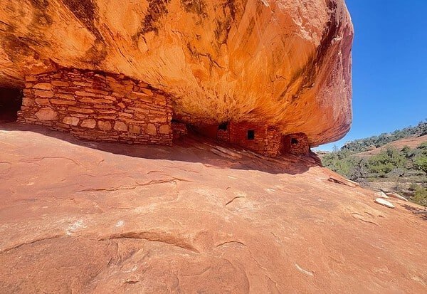 Scenic view along House on Fire in Bears Ears National Monument, Blanding, Utah