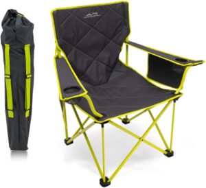 ALPS King Kong camp chair by firepit
