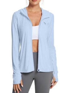Baleaf sun protection hoodie with UPF 50+ rating