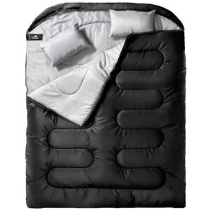 MEREZA double sleeping bag with pillows