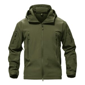 TACVASEN military tactical softshell jacket with multiple pockets