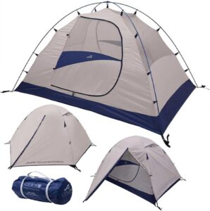 ALPS Mountaineering Lynx 2-Person tent with gear outside