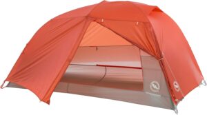 Big Agnes Copper Spur HV UL2 tent set up on alpine ridge