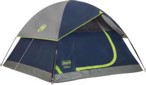 Coleman Sundome 4-person tent at family campground
