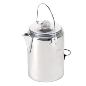 Stansport aluminum percolator with dual handles