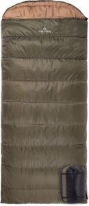 Teton Sports Celsius XXL sleeping bag at campsite