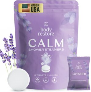 Body Restore lavender shower steamers