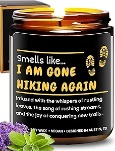 Rosa Vila hiking candle