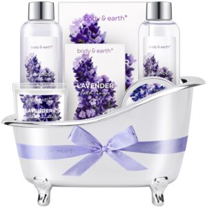 Body & Earth lavender spa gift set