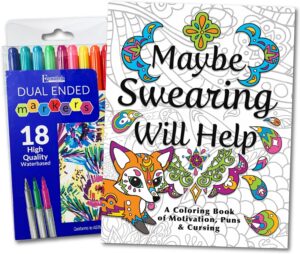 Maybe Swearing Will Help coloring book