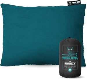 Wise Owl memory foam camping pillow