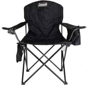 Coleman camping chair with cooler
